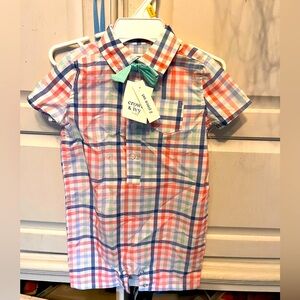 NWT Crown & Ivy 12 month baby onesie